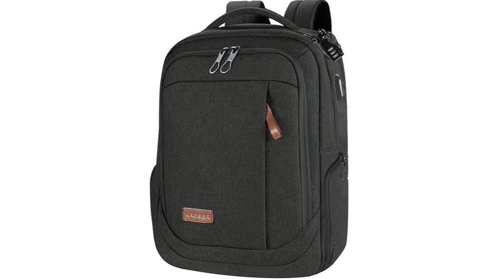 water repellent laptop backpack