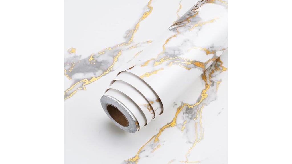 white marble counter contact paper