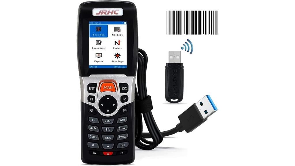 wireless barcode scanner display