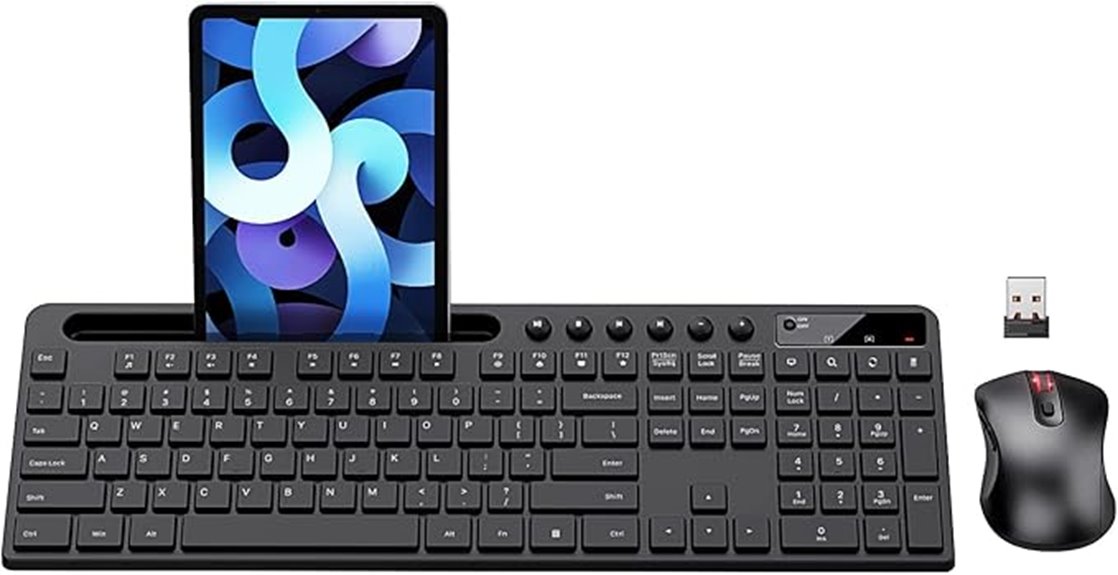 wireless ergonomic keyboard combo