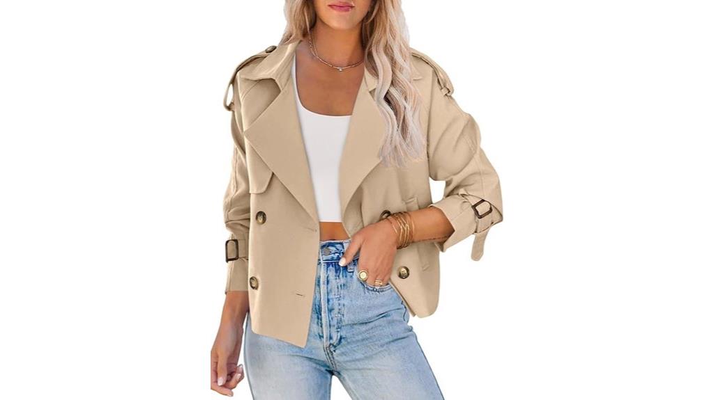 women s double breasted trench