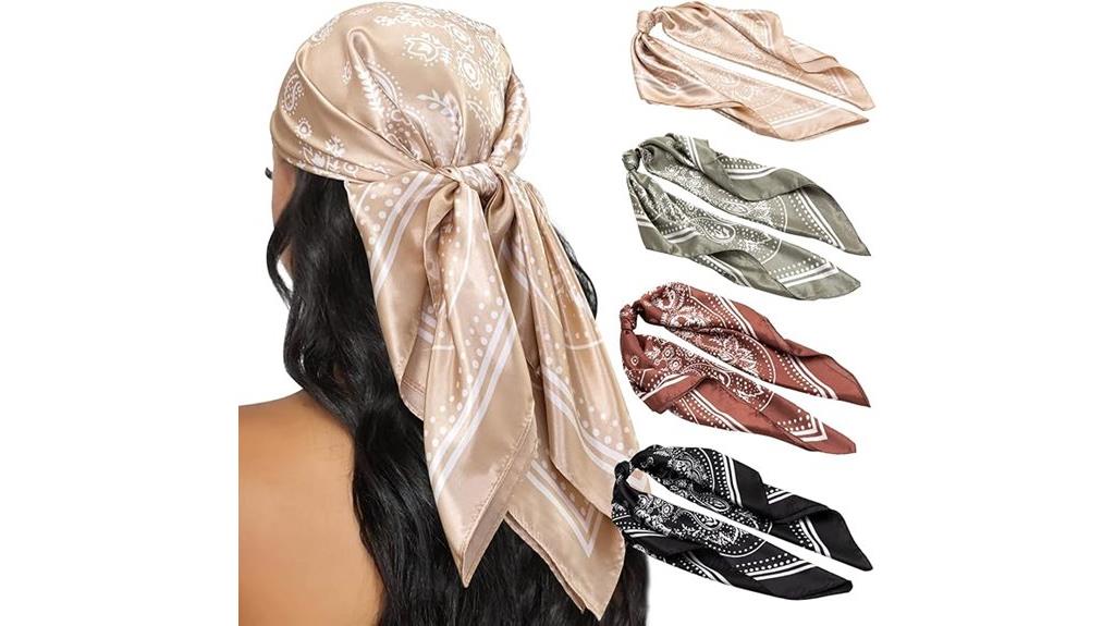 women s head scarves set