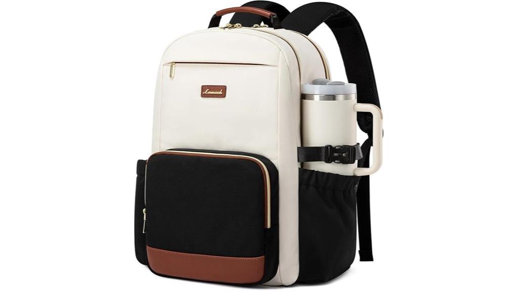 women s laptop backpack with pouch