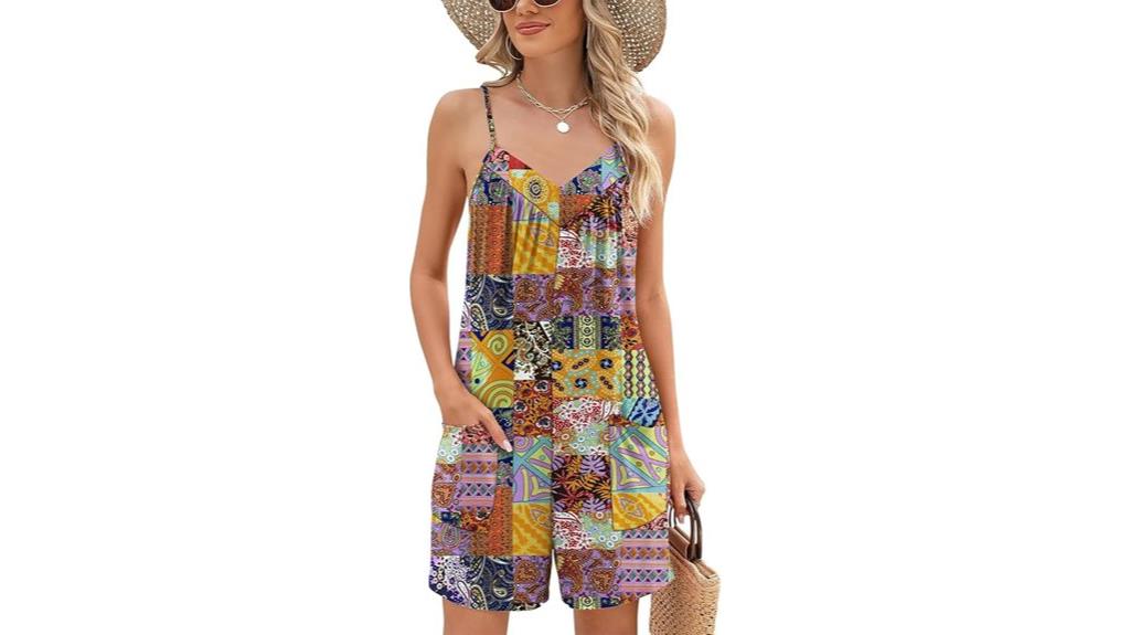 women s summer sleeveless rompers
