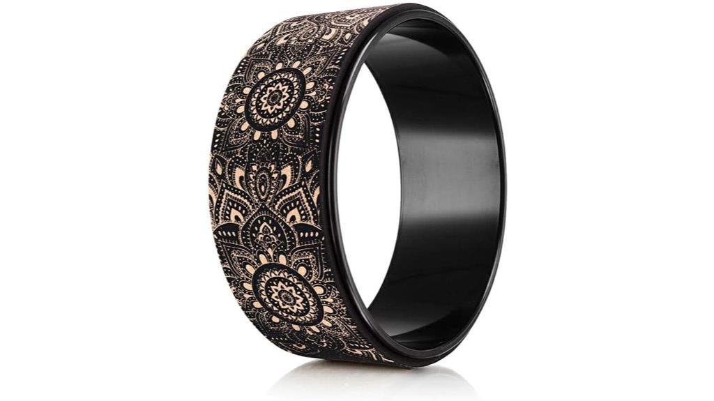 yoga wheel for stretching