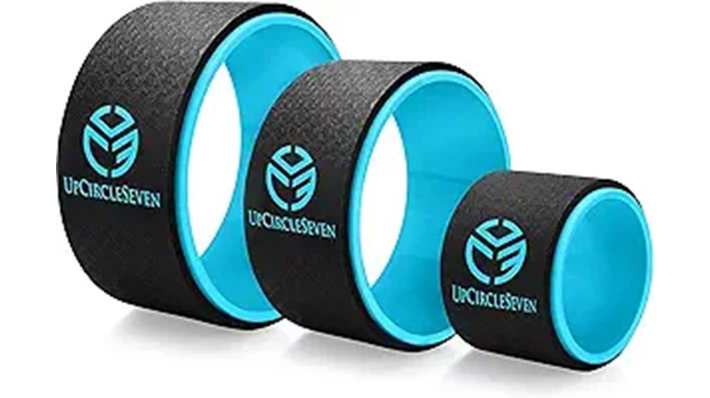 yoga wheel set three