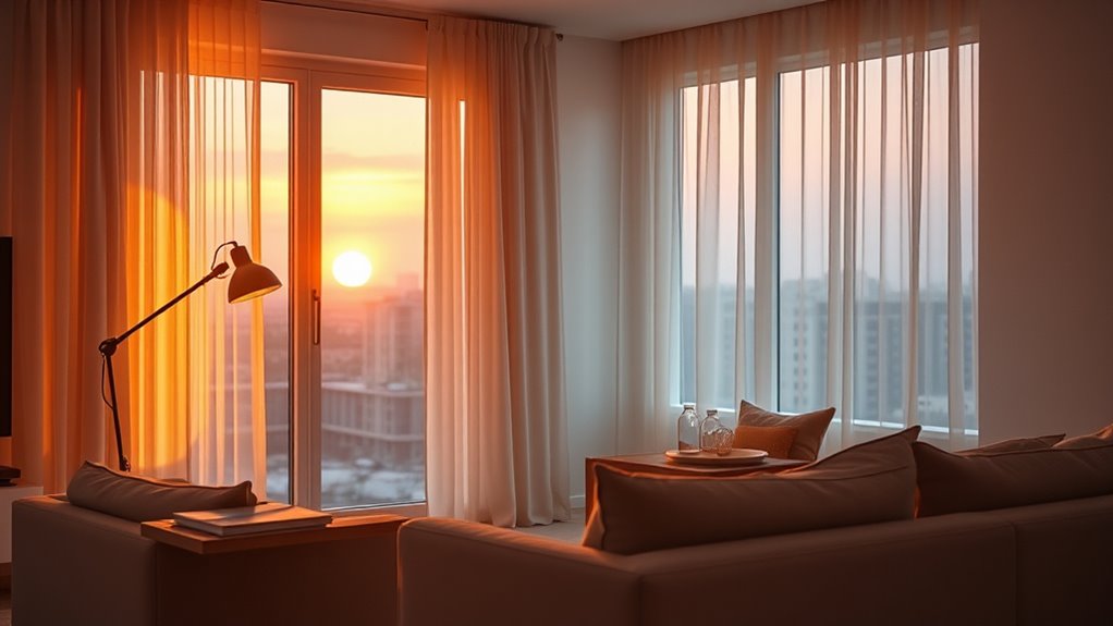 adjust light temperature accordingly