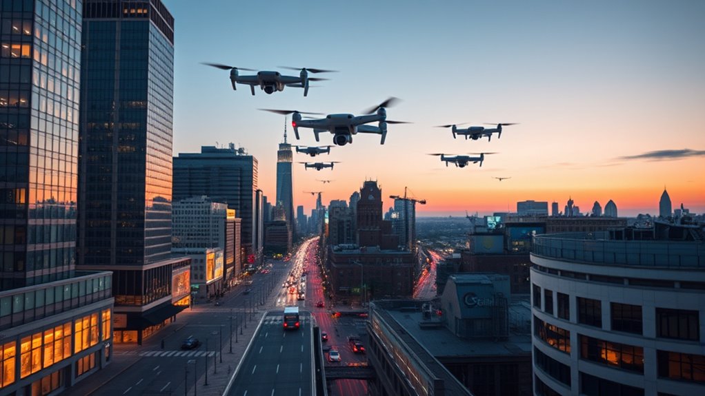 aerial delivery improves efficiency