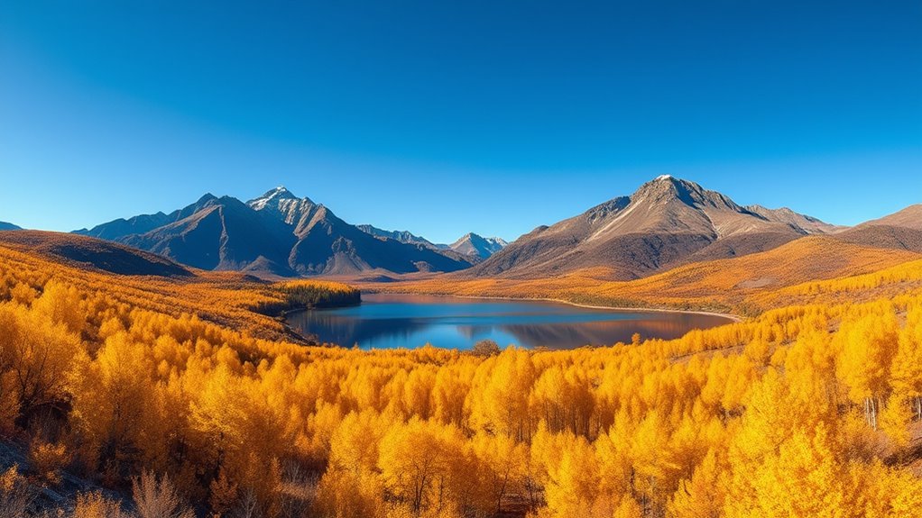 aspen groves and lakes