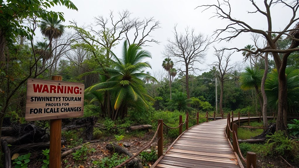 biodiversity loss diminishes tourism