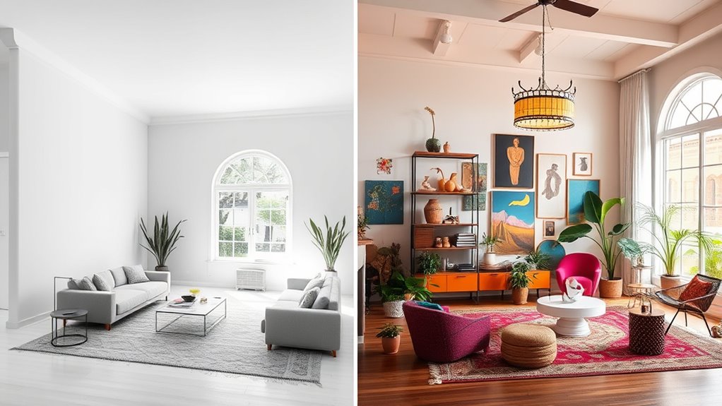 choose style based on space