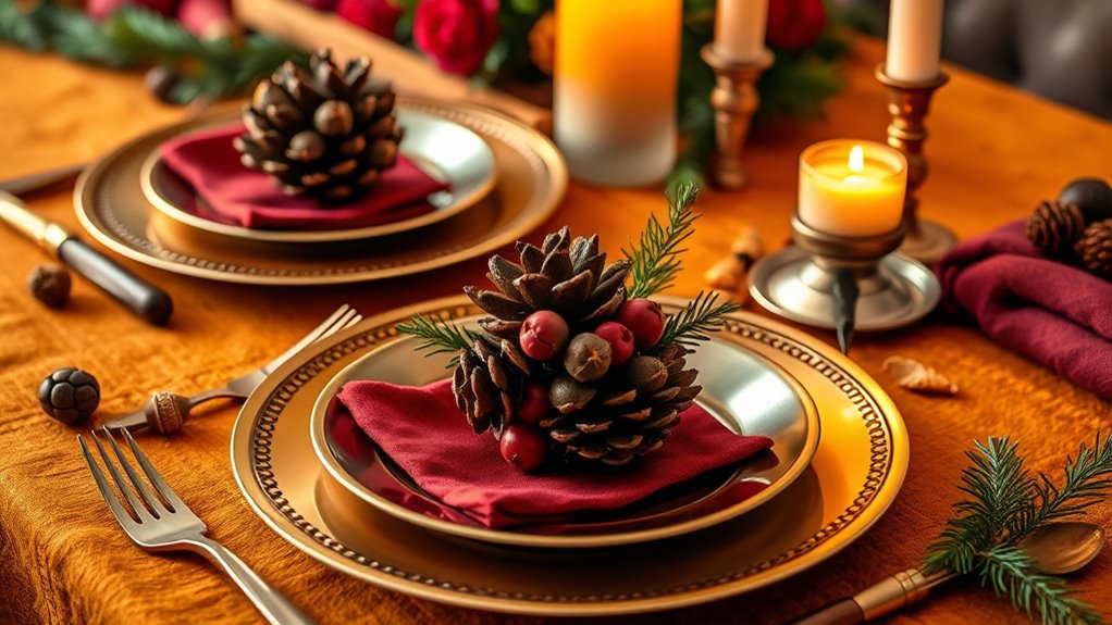cozy seasonal table decorations