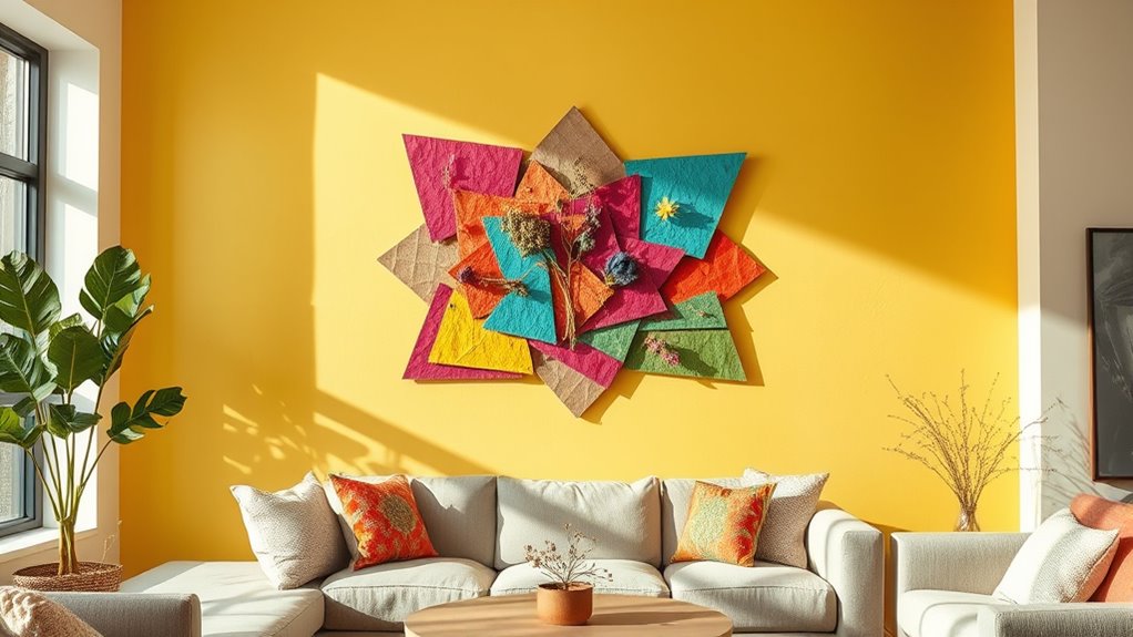 eco friendly recycled wall art