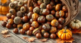 fall acorn seasonal decor
