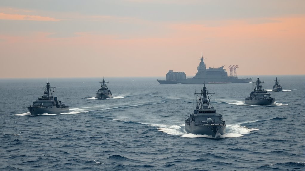 island fortification and military expansion