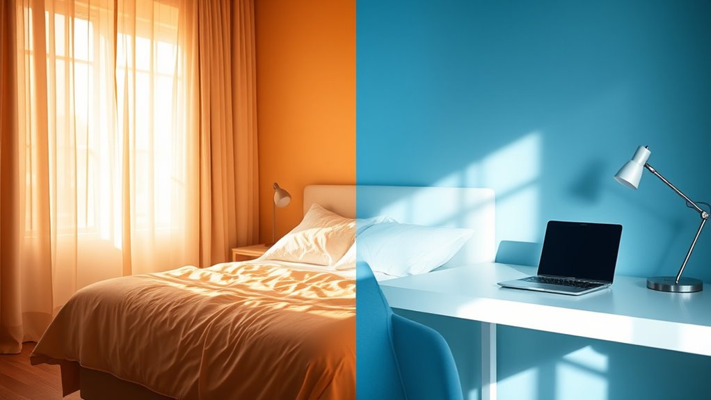 light temperature influences mood