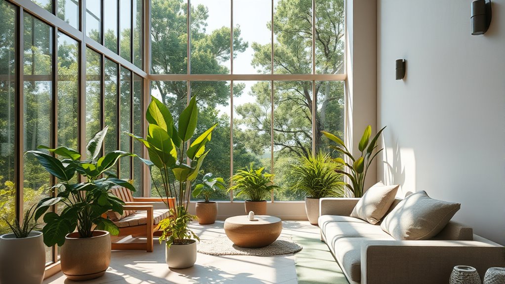 natural light and scenic views