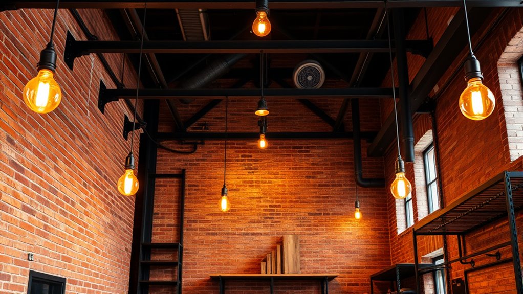 neutral tones with metallic accents