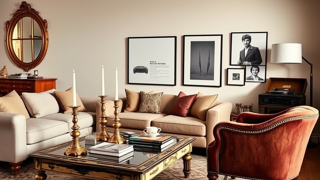 personal vintage decor touches