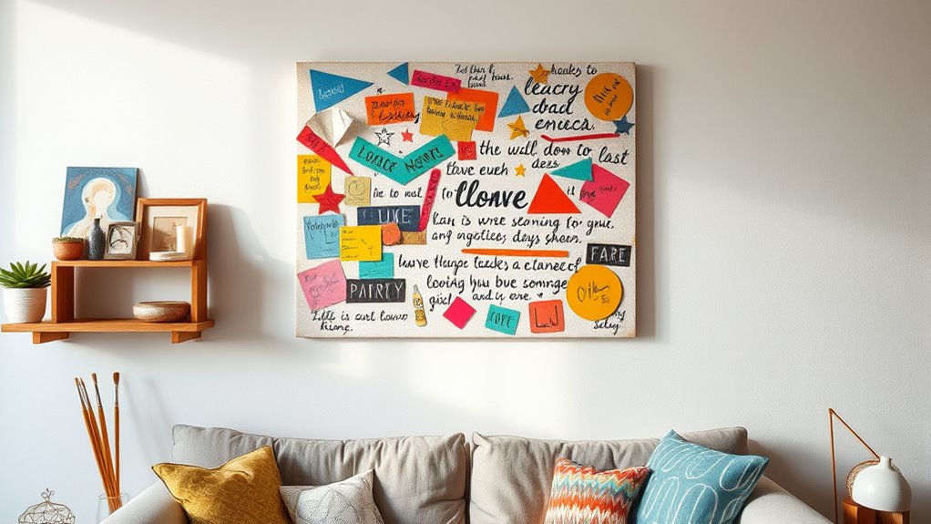 personalized meaningful textured decor