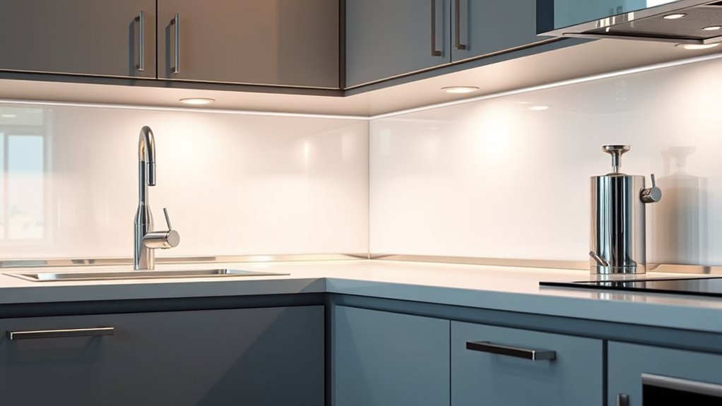 reflective finishes enhance spaces