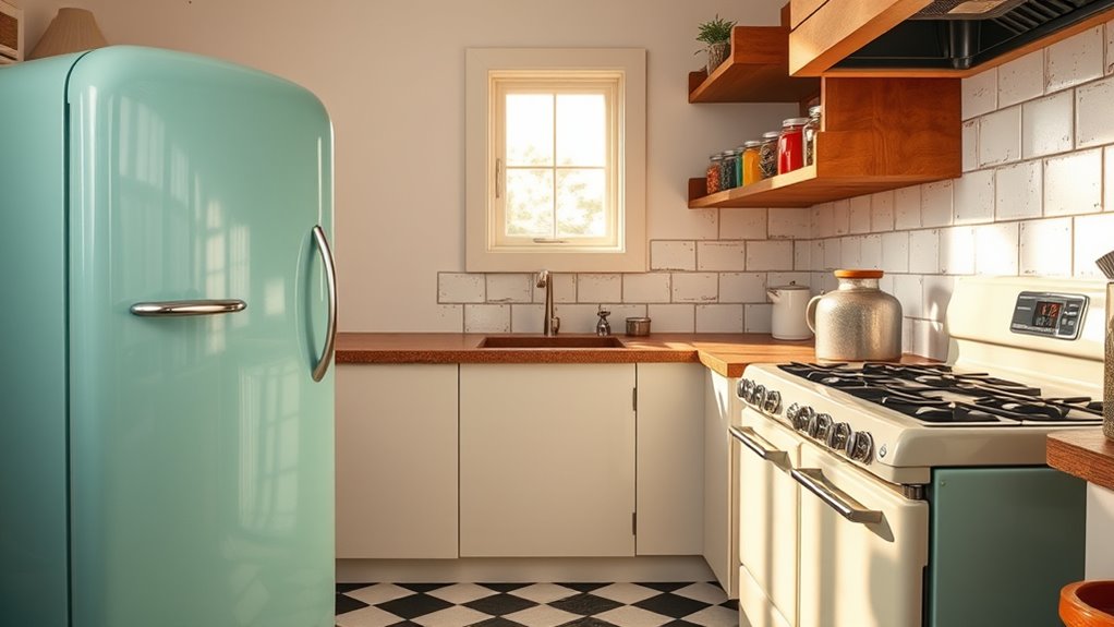 retro kitchen appliance finishes