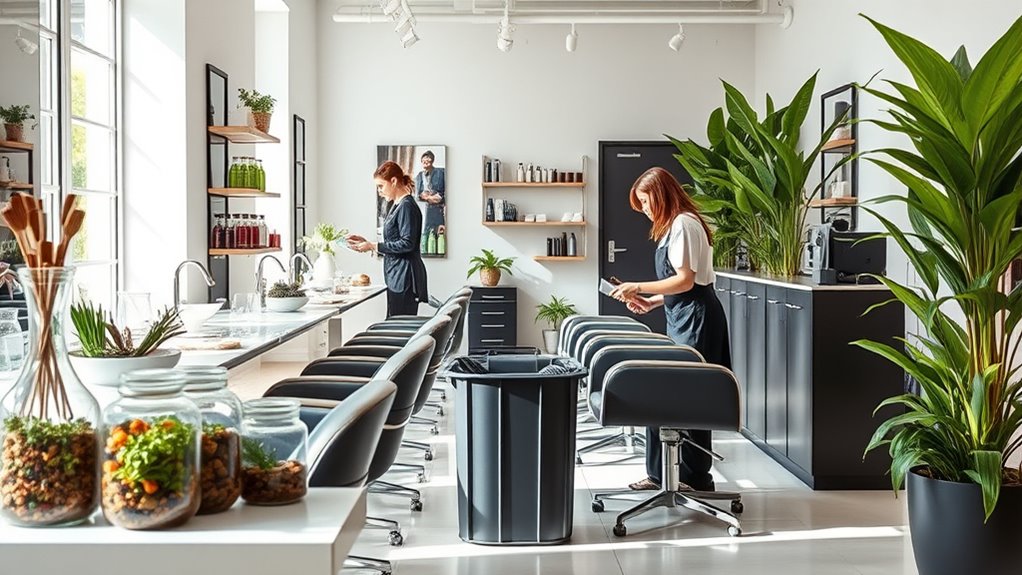 salon waste recycling awareness