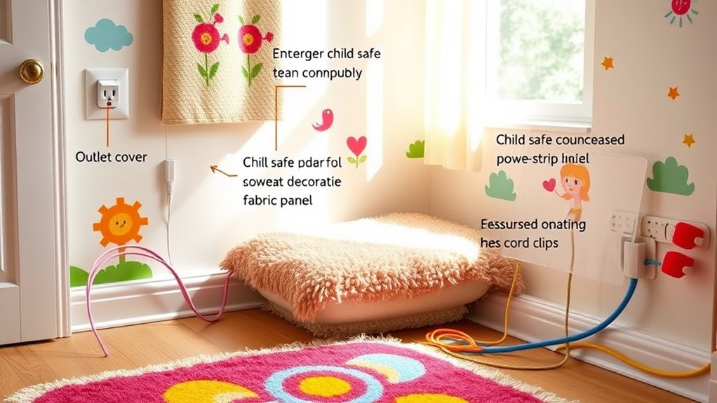 secure cords cover outlets