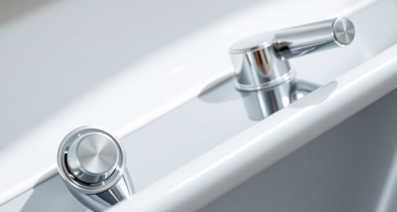 sleek chrome nickel accents