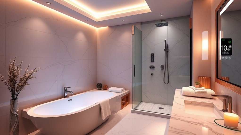 smart bathroom automation features