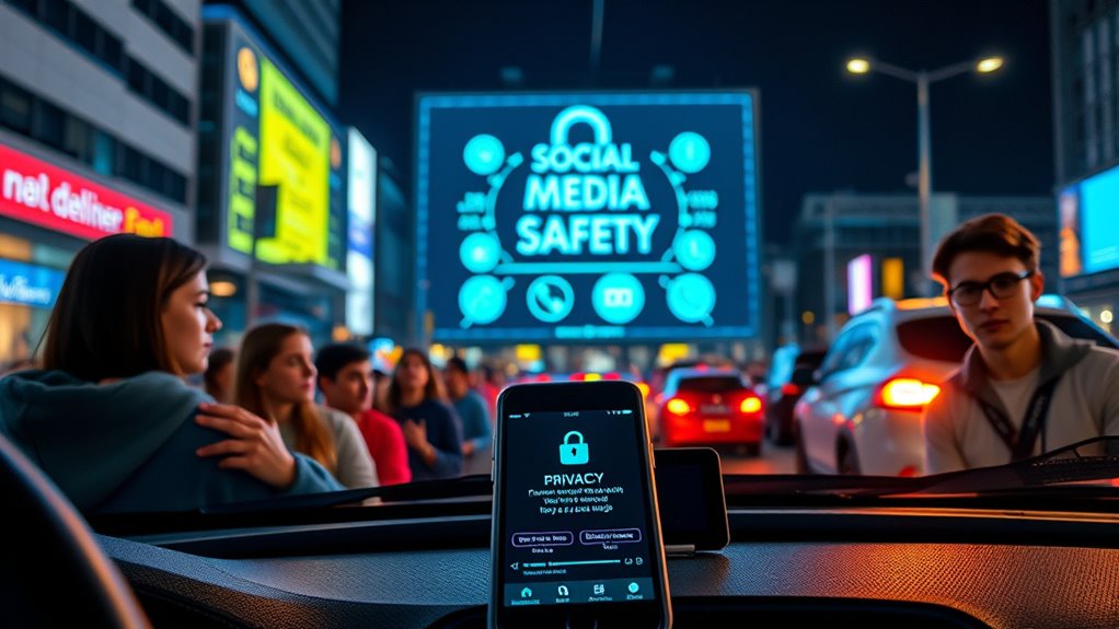 social media promotes road safety