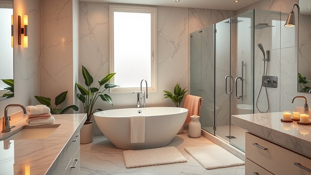 spa inspired bathroom transformation