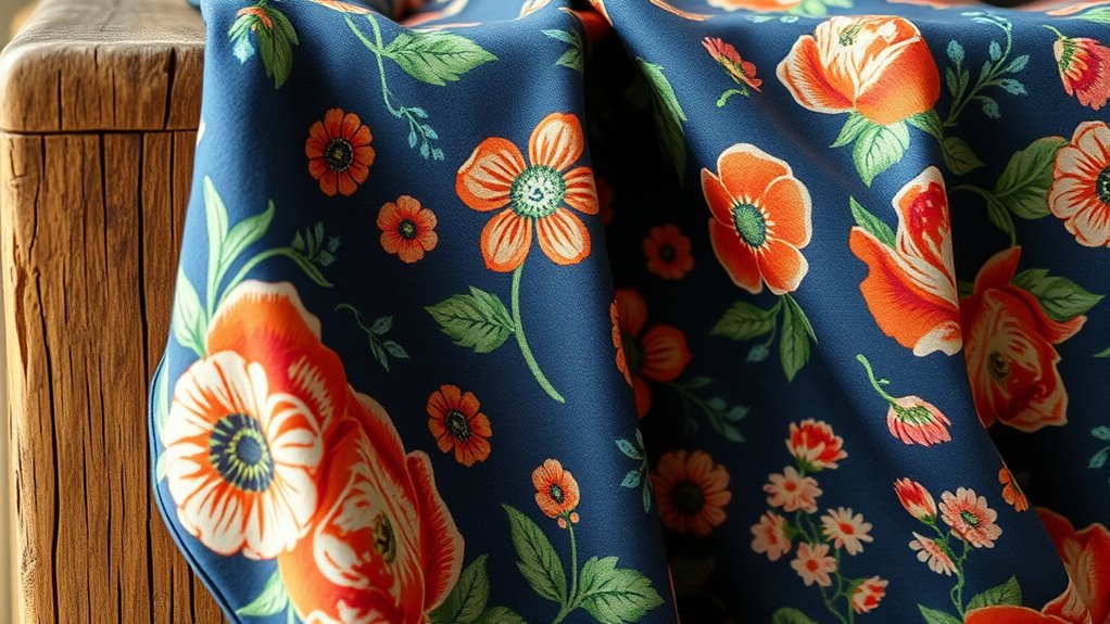 sustainable floral textile innovation