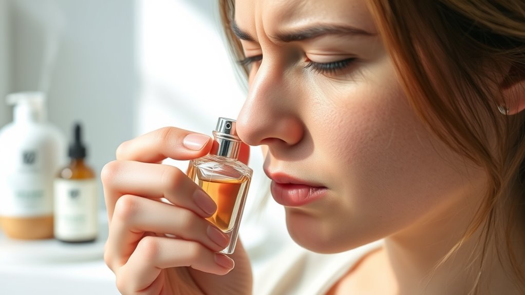 use unscented products and precautions