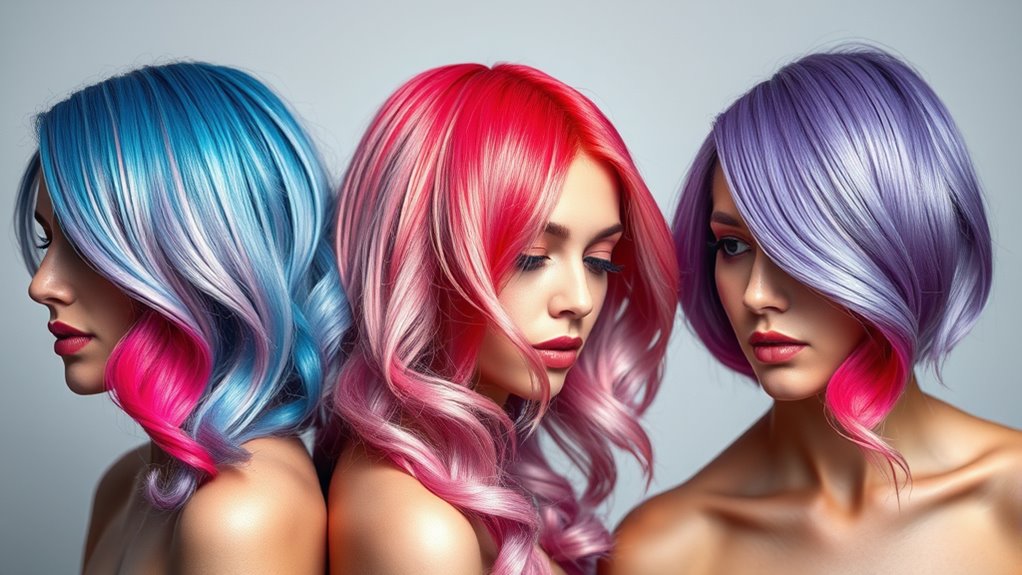 vibrant multidimensional hair colors