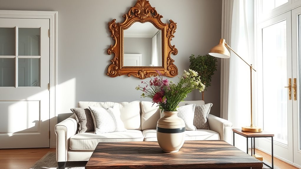 vintage modern interior harmony