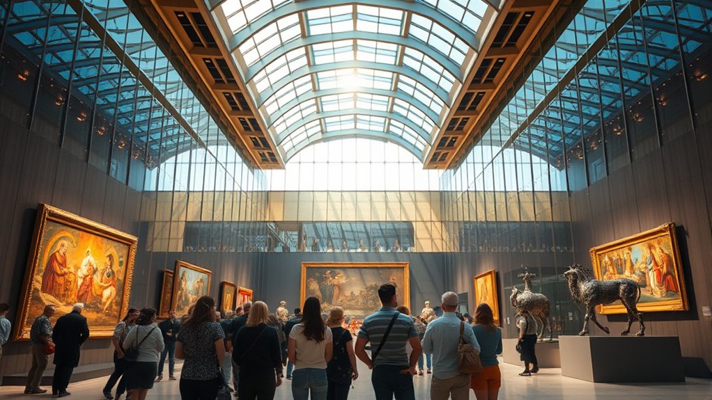 visit museums during off peak hours