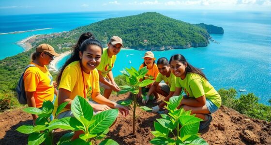 volunteer service with sightseeing