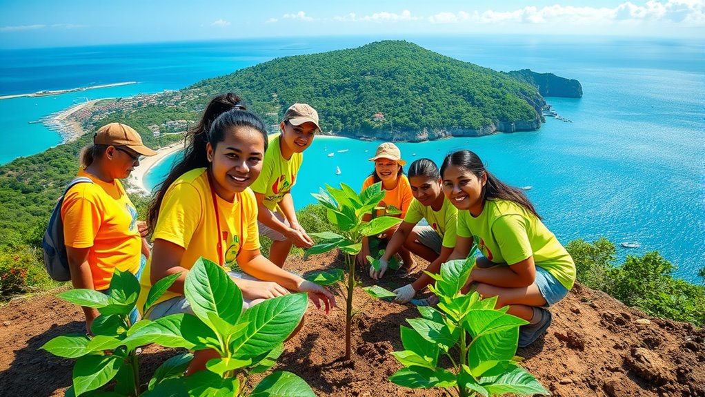 volunteer service with sightseeing