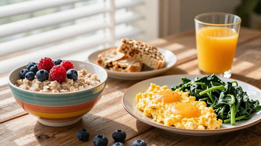 consistent meals and hydration