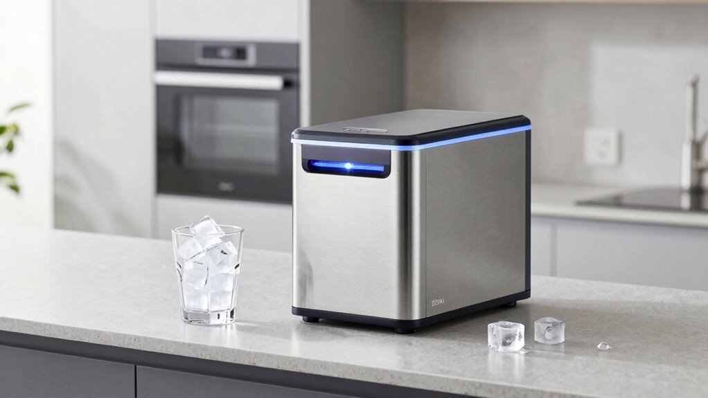 countertop versus built in ice makers