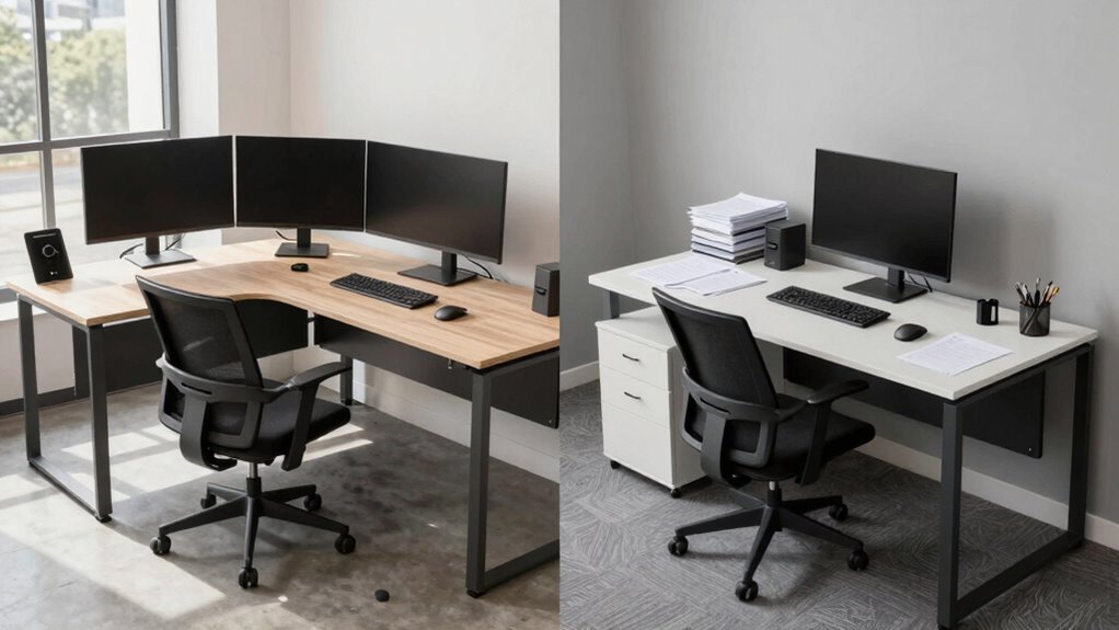desk choice enhances workspace ergonomics