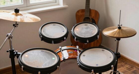 electronic or acoustic drums