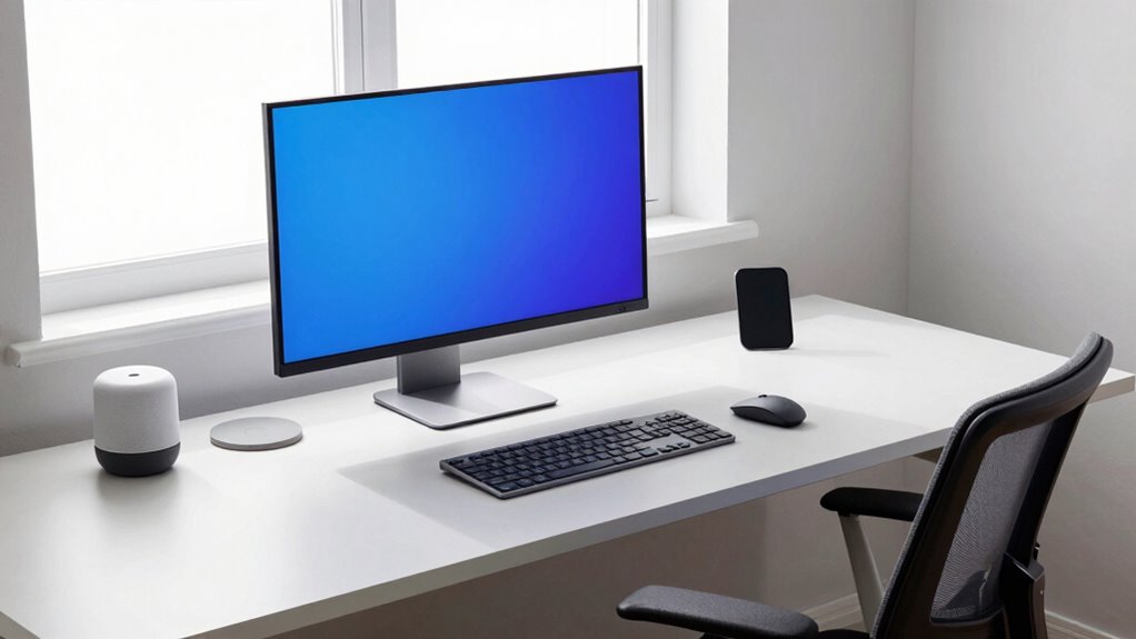 ergonomic tech savvy productivity environment