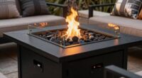 features of fire pit tables