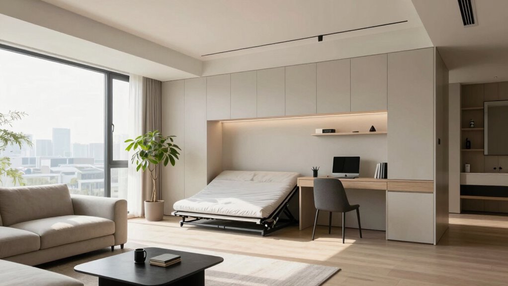flexible integrated living areas