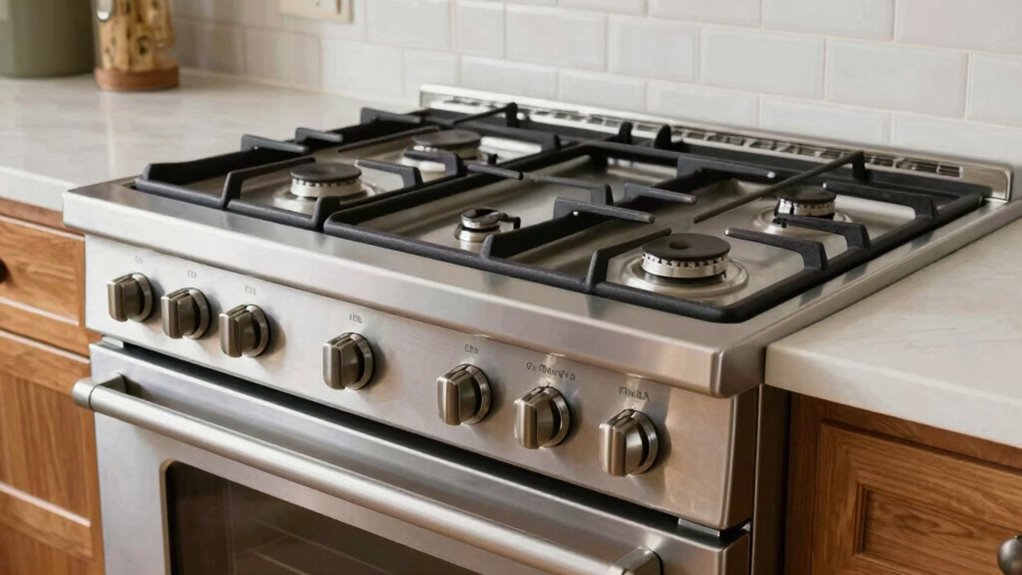 gas range safety and material