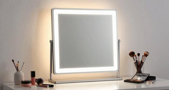 illuminated makeup reflection