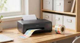 label printers organize spaces
