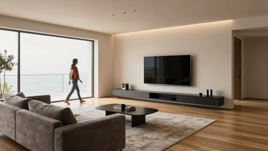 optimal room for large screen